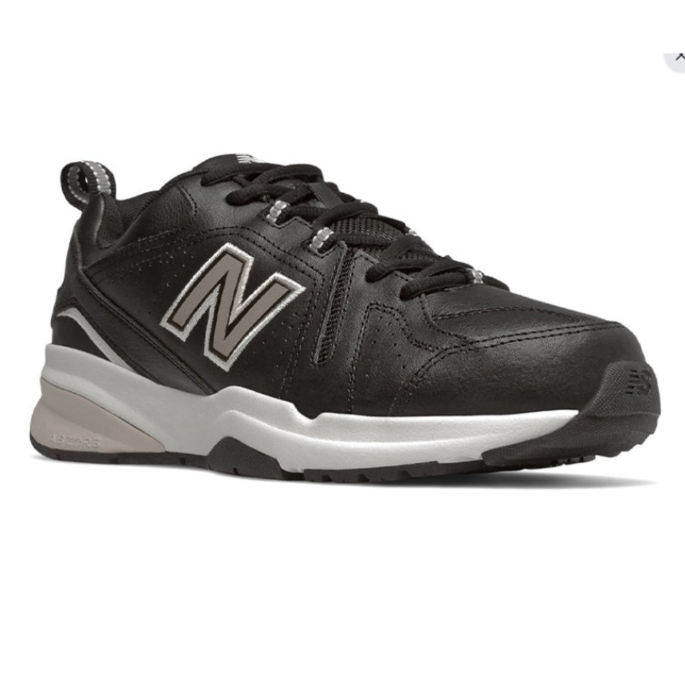 New Balance® (Men's 6.5 D) 608v5 Training Shoes in Black/White - Picture 3 of 5